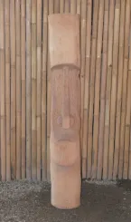 Tiki-Statue im polynesischen Stil. Aus Kokosnusspalme 150cm Höhe. Durchmesser ca. 18-28 cm. Modell 5 - Rapa Nui 